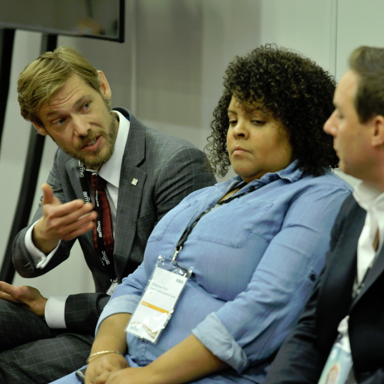 From left to right: James Tuplin, AXA XL, Shannan Fort , Aon and Graeme Newman, CFC Underwriting