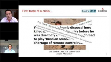 Embedded thumbnail for The role of crisis management and ERM leaders in insurance