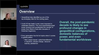 Embedded thumbnail for Shifting Powers - Lloyd&amp;#039;s Innovation Team: Geopolitical Series