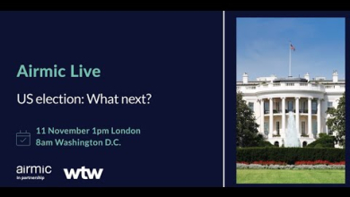 Embedded thumbnail for Airmic Live: US election: What next? 