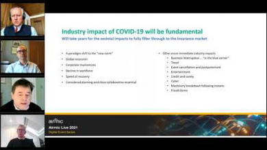 Embedded thumbnail for Airmic LIVE 13 January: The pandemic crisis - what did 2020 teach us