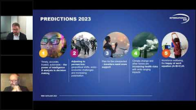 Embedded thumbnail for Airmic Webinar - Global Risk Outlook 2023