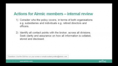 Embedded thumbnail for Airmic Academy Online - Insurance Act 2015 webinar: Part 1