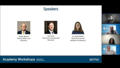 Embedded thumbnail for Academy Workshop - Balancing Resilience, Sustainability and Risk in Property Reinstatement